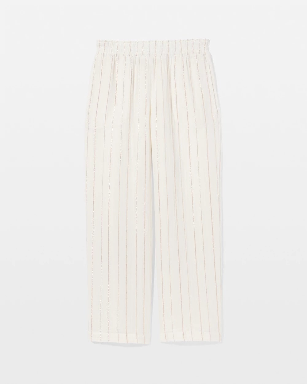 CHAMPAGNE STRIPE Cotton Gauze Pajama Pant