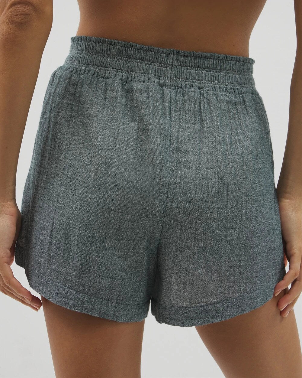 DARK SEA CROSSDYE Cotton Gauze Pajama Shorts