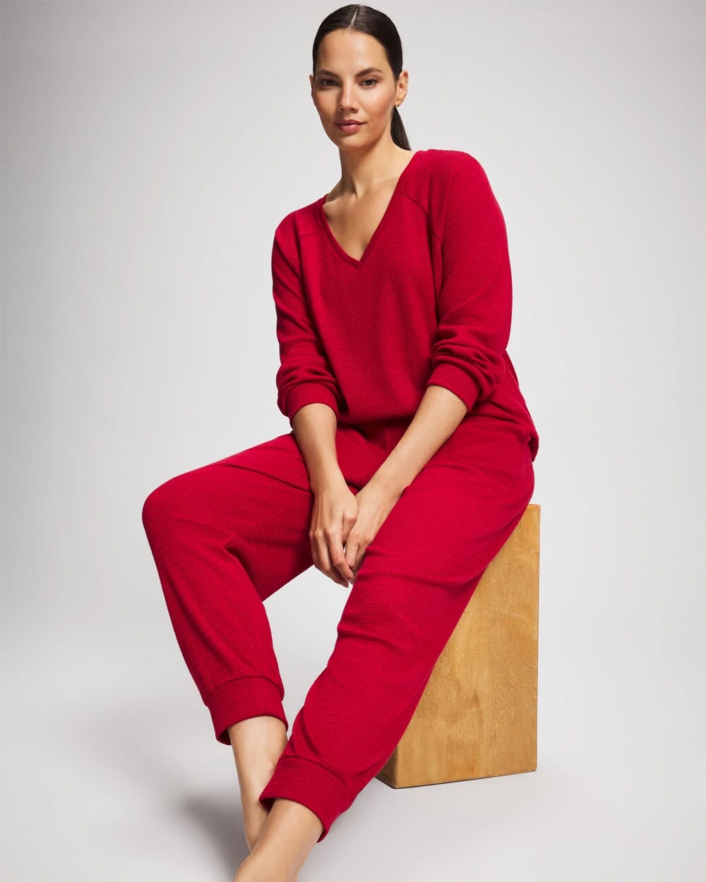 PAINT THE TOWN RED Banded Pajama Bottom