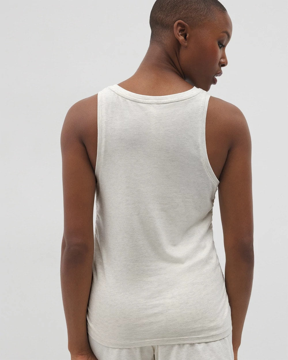 HEATHER CRYSTAL Ruched Pajama Tank