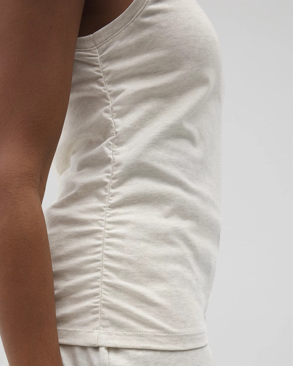 HEATHER CRYSTAL Ruched Pajama Tank