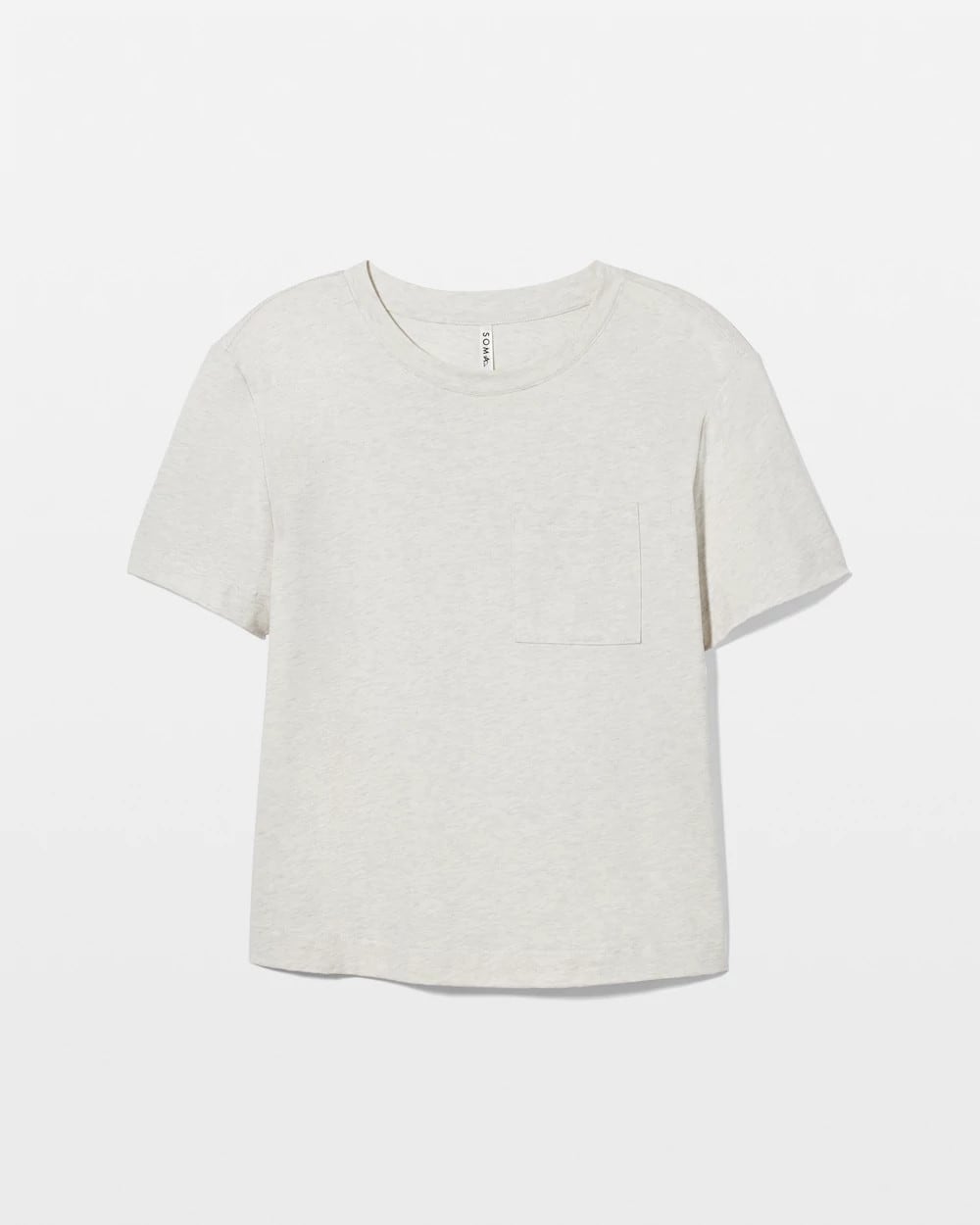 HEATHER CRYSTAL Short-Sleeve Pocket Pajama Tee