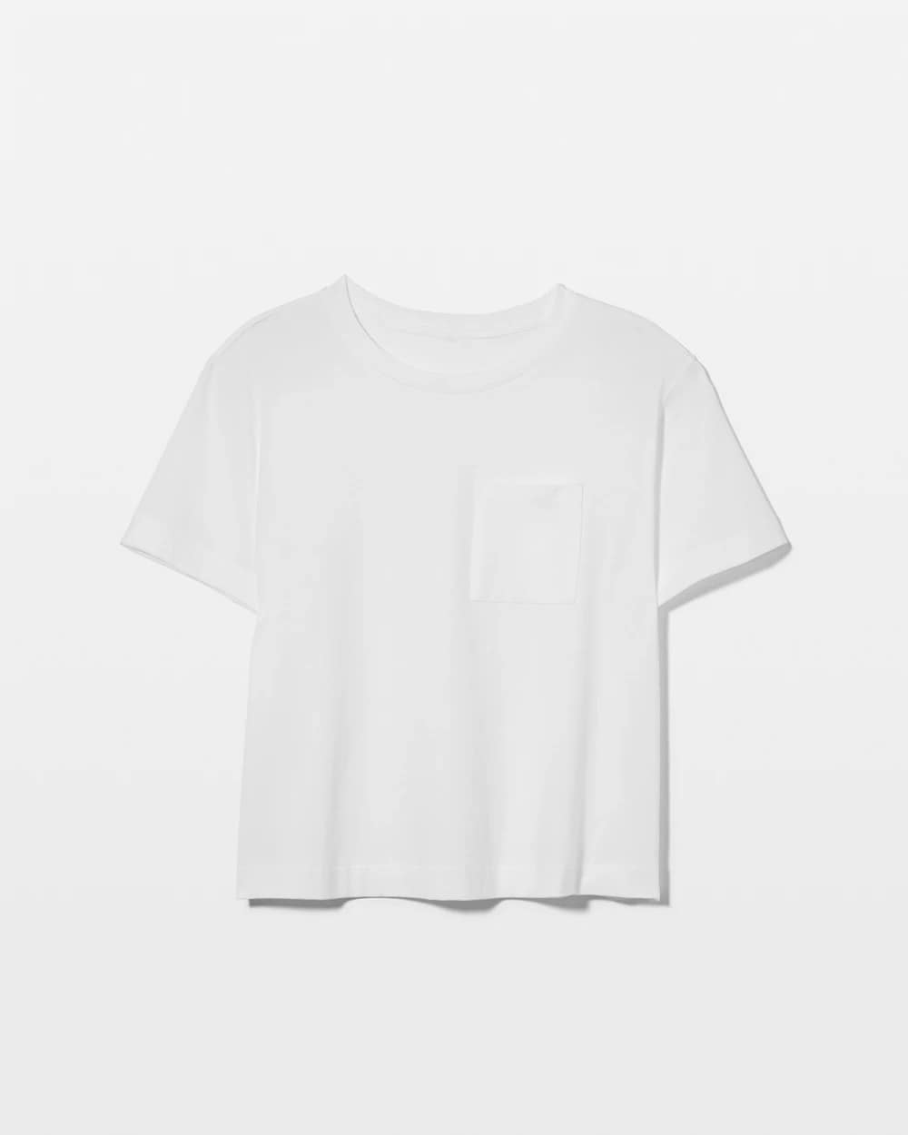 OPTIC WHITE Short-Sleeve Pocket Pajama Tee