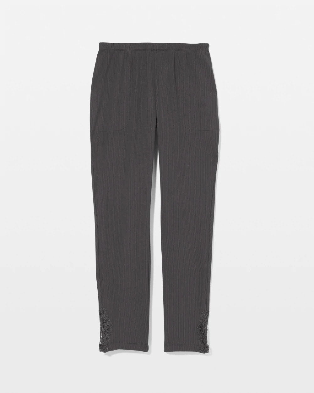 DARK EVERGLADE Rib Ankle Pajama Pants