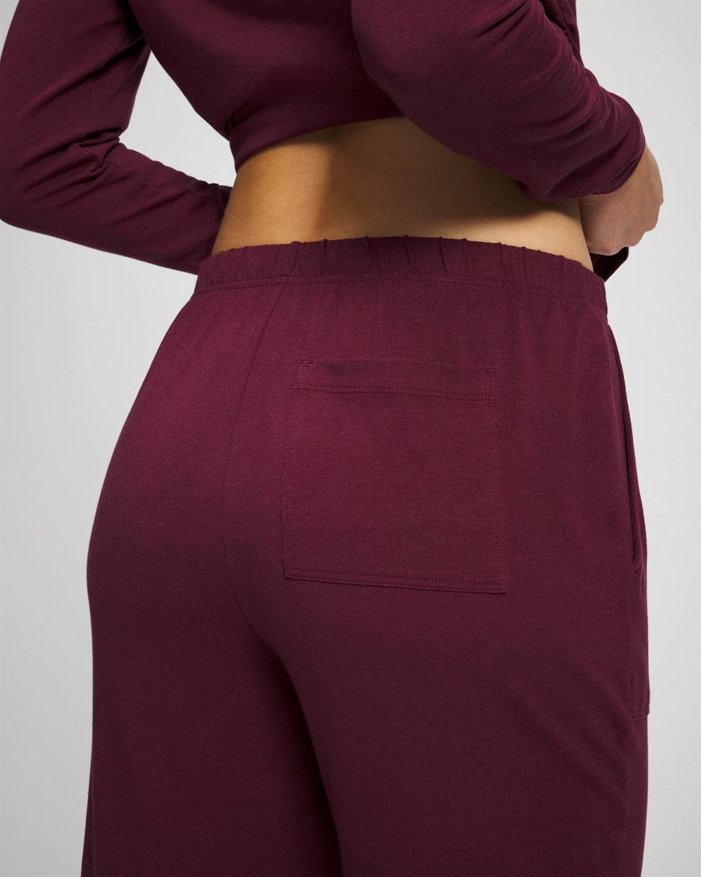 VELVET PLUM Crop Pajama Pants