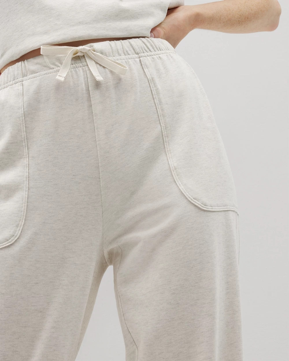 HEATHER CRYSTAL Crop Pajama Pants