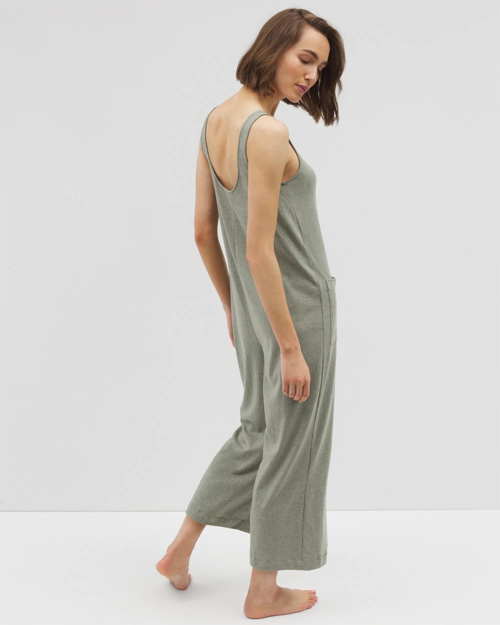 HEATHER HIGHLANDS Henley Jumpsuit