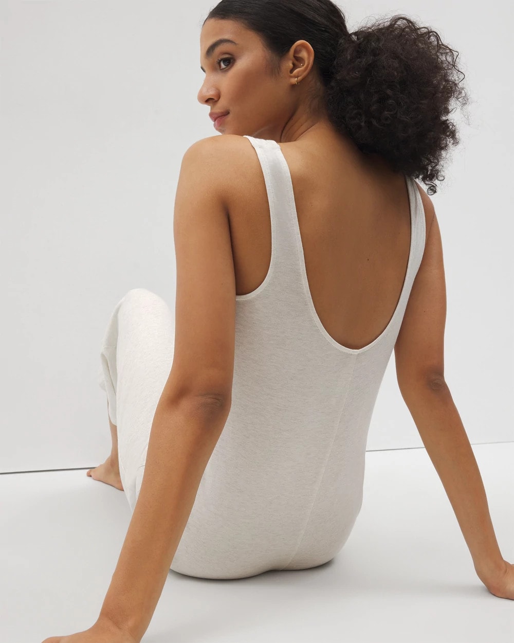 HEATHER CRYSTAL Henley Jumpsuit