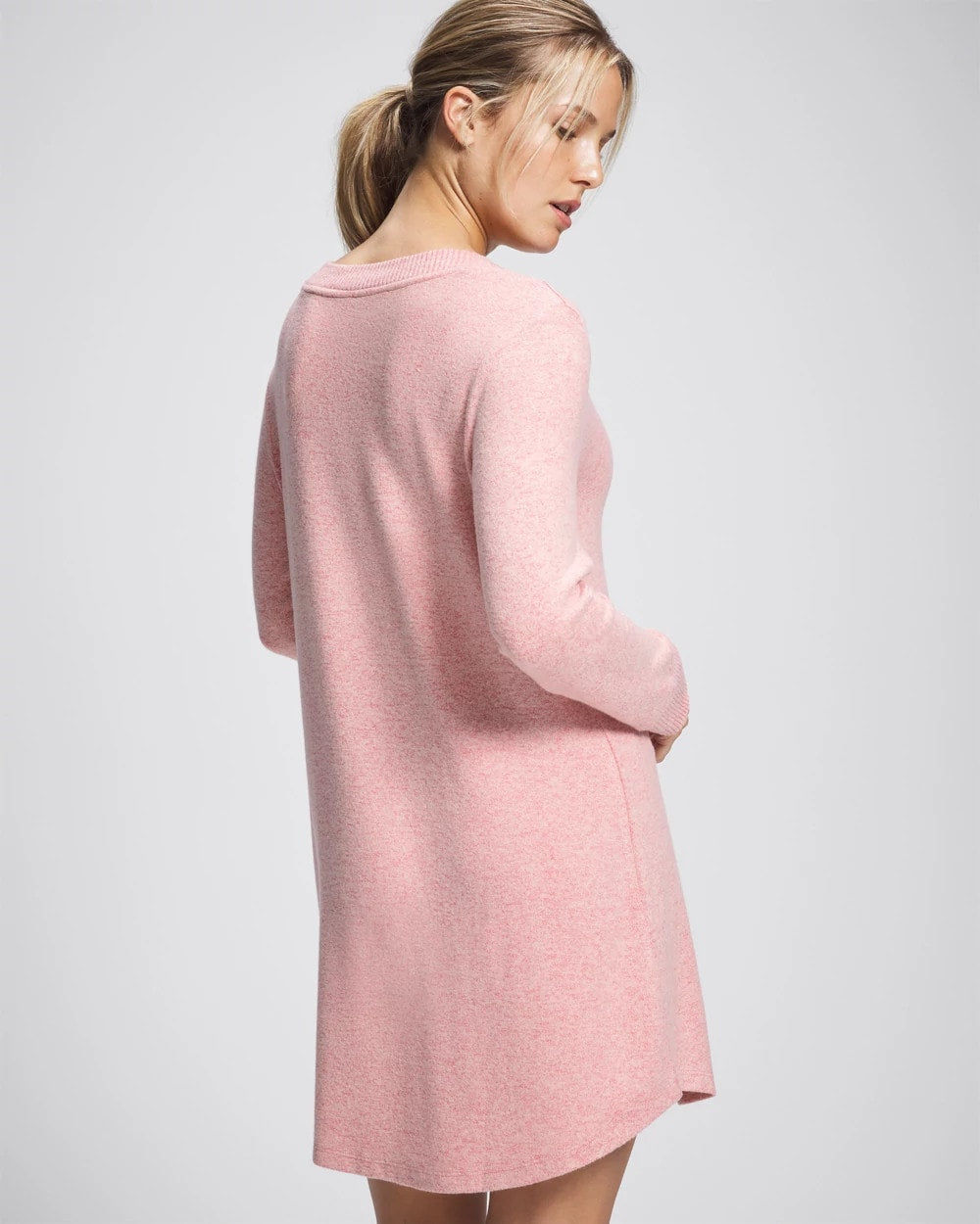 CAMEO PINK/DUSTY ROSE Long Sleeve Sleepshirt