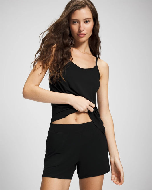 BLACK Pajama Shorts