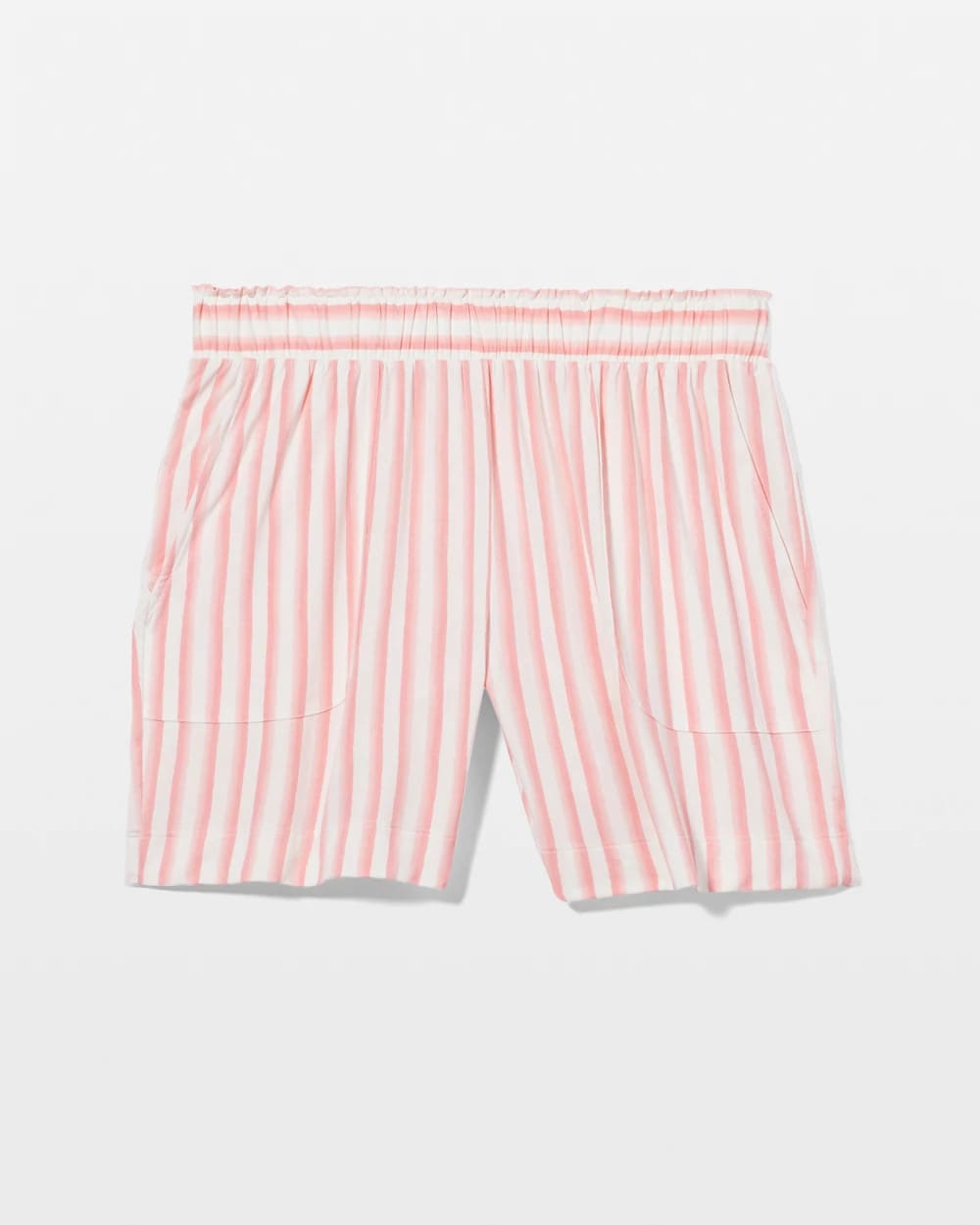 SUNNY STRIPES CHAMPAGNE Long Pajama Shorts