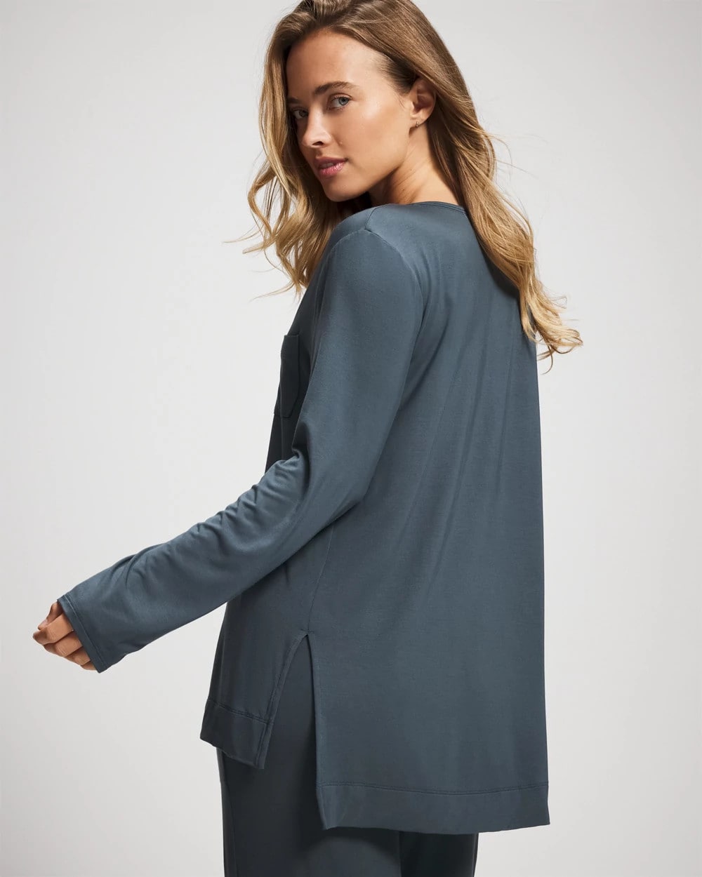 PETROL Long Sleeve Pajama Tee