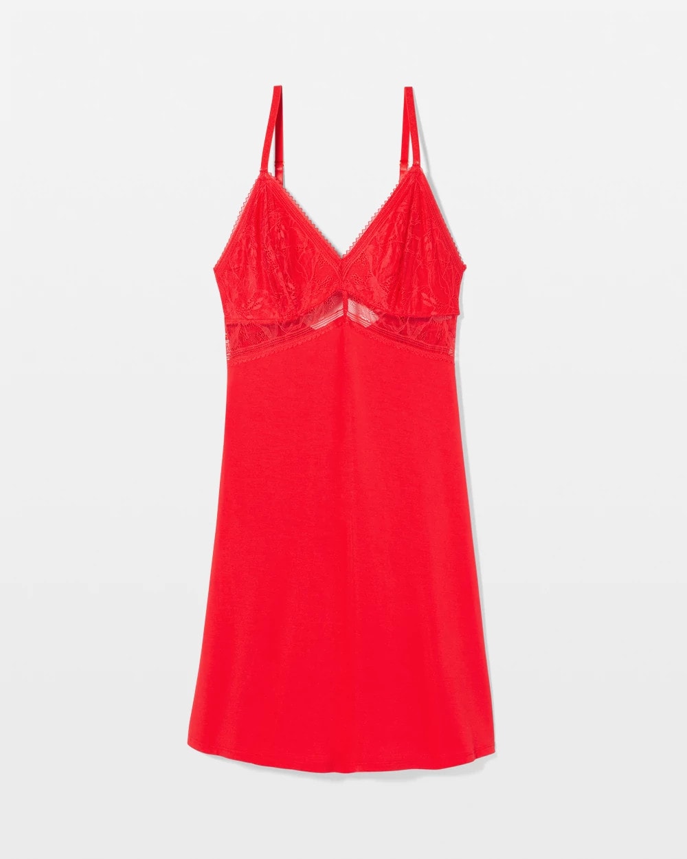 DARE ME RED Soft Support Lace Chemise