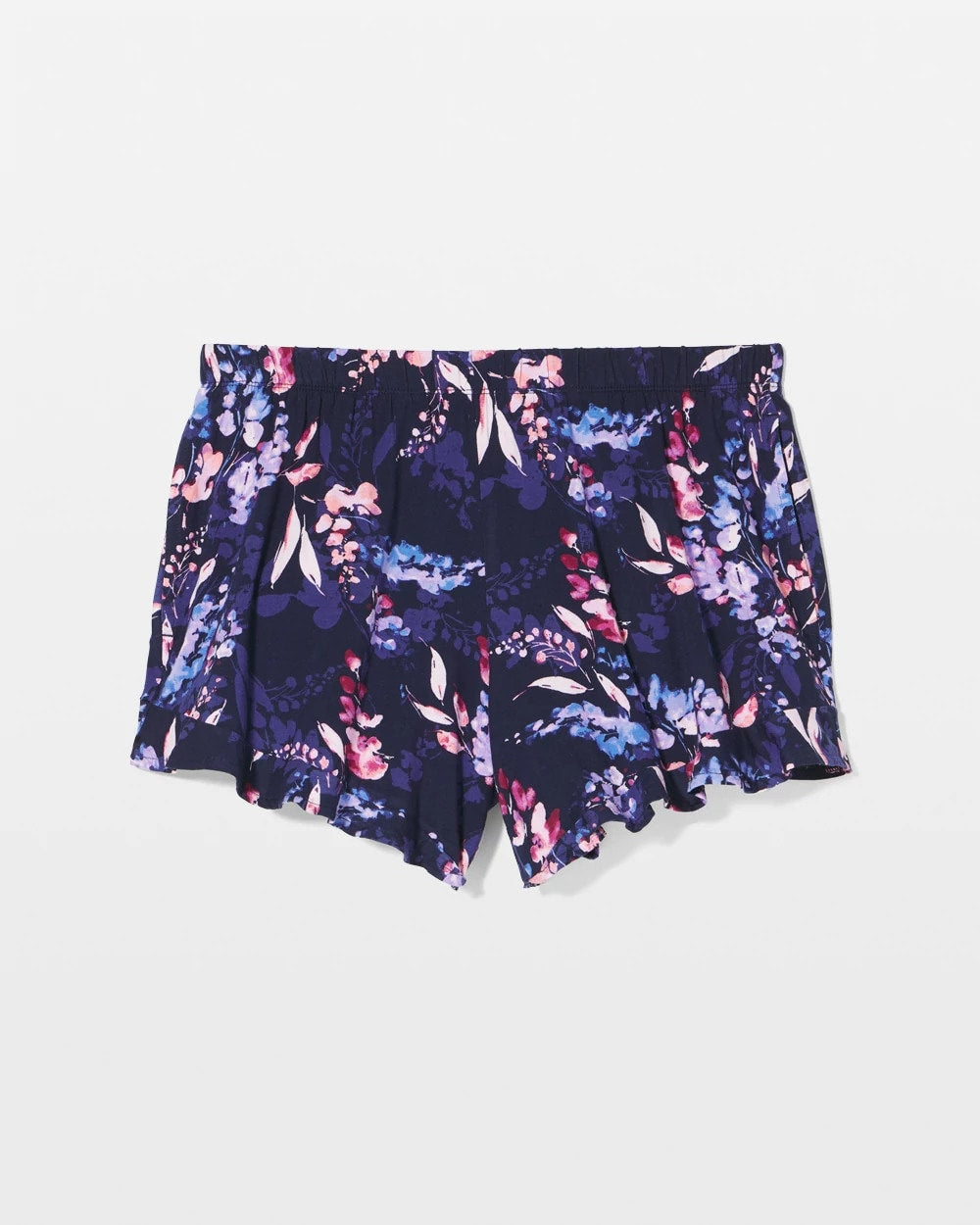 BLOOM BRIGHTLY NAVY Ruffle Pajama Shorts