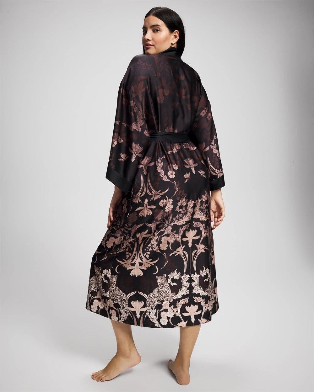 SAVANNA DAMASK BDR Long Robe