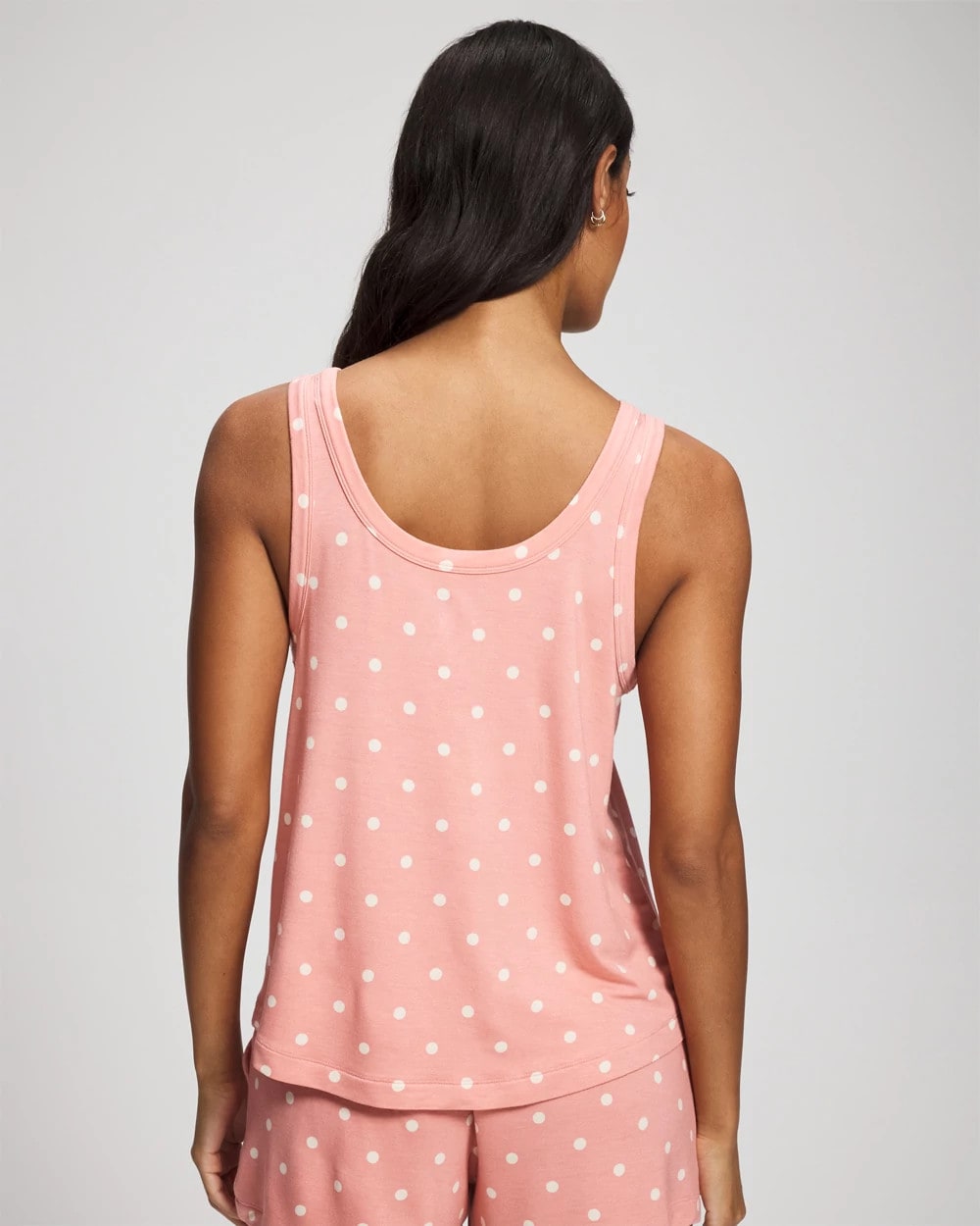 DREAMY DOT MID BLUSH PINK Pajama Tank