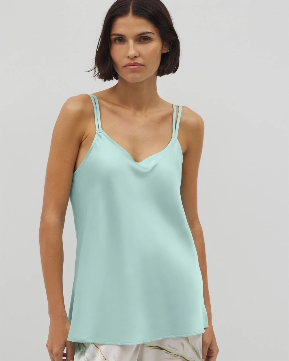 HARBOR GREEN Double Strap Pajama Cami