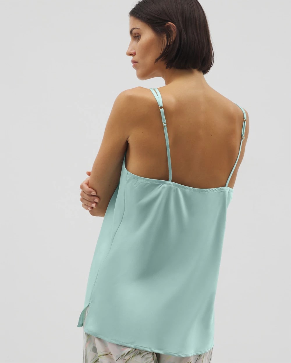 HARBOR GREEN Double Strap Pajama Cami