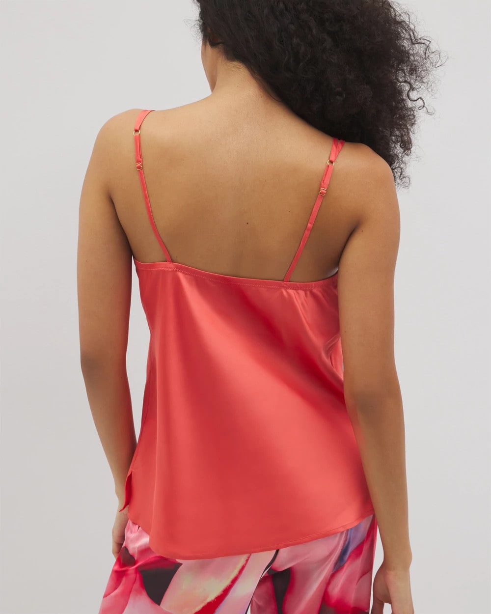 DEEP SEA CORAL Double Strap Pajama Cami