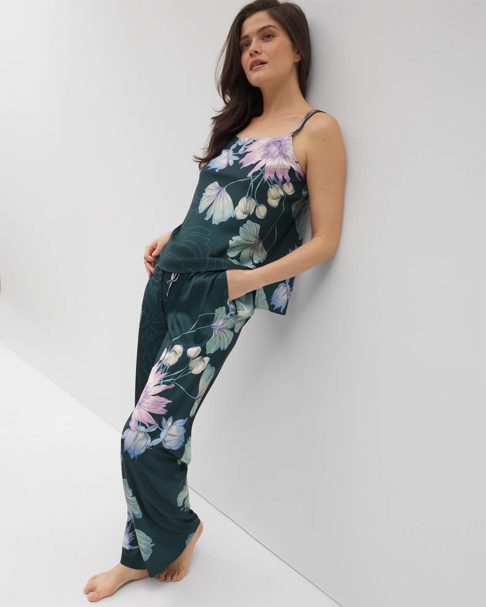HAVEN BOTANICAL P DRK SEA Double Strap Pajama Cami