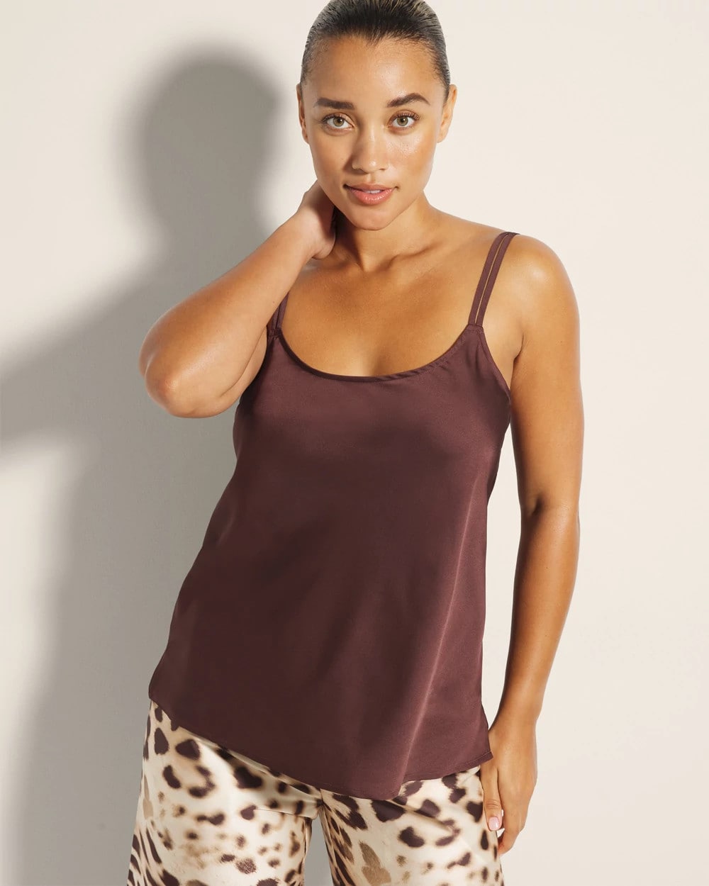 MOCHA Double Strap Pajama Cami