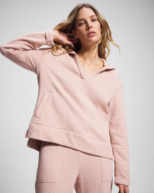 HEATHER CLAY Cotton Terry Hoodie