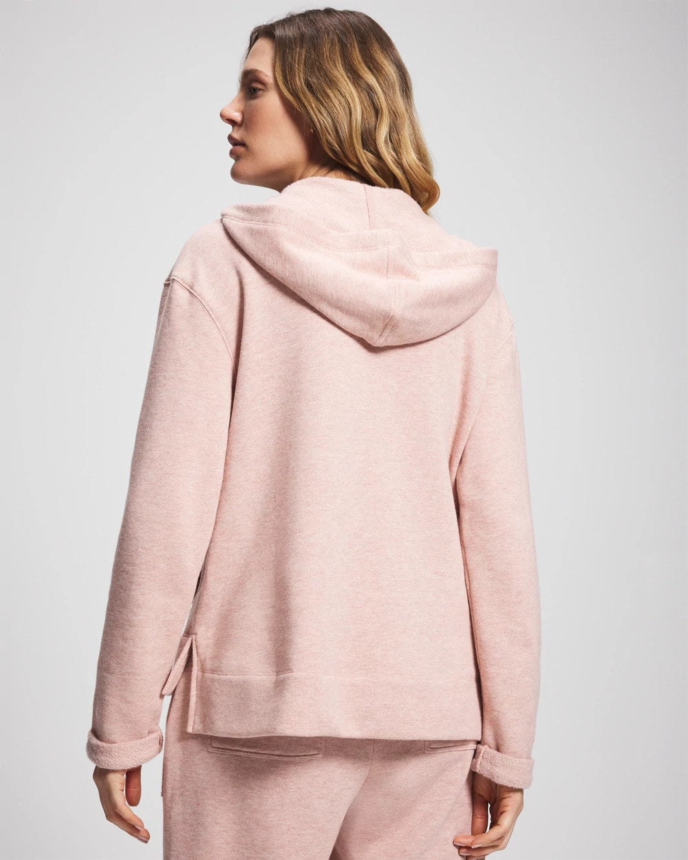 HEATHER CLAY Cotton Terry Hoodie