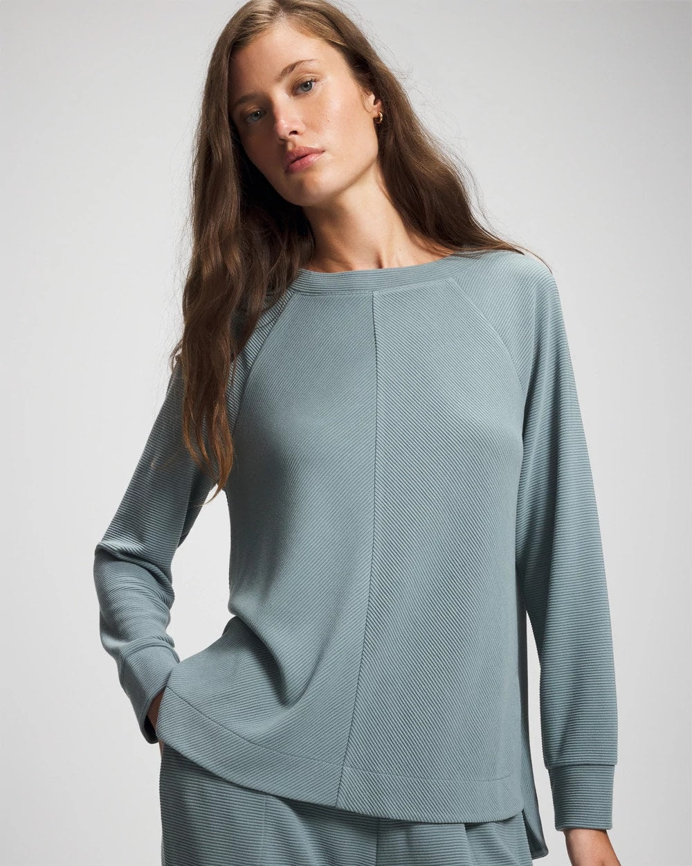 BLUE INSTINCT Ottoman Sweatshirt