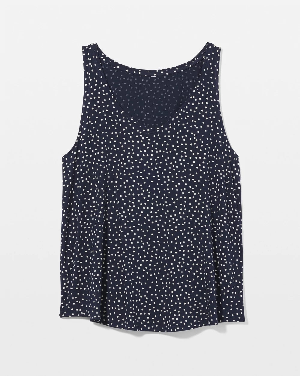 DOT OBSESSED NAVY Printed V-Neck Pajama Tank
