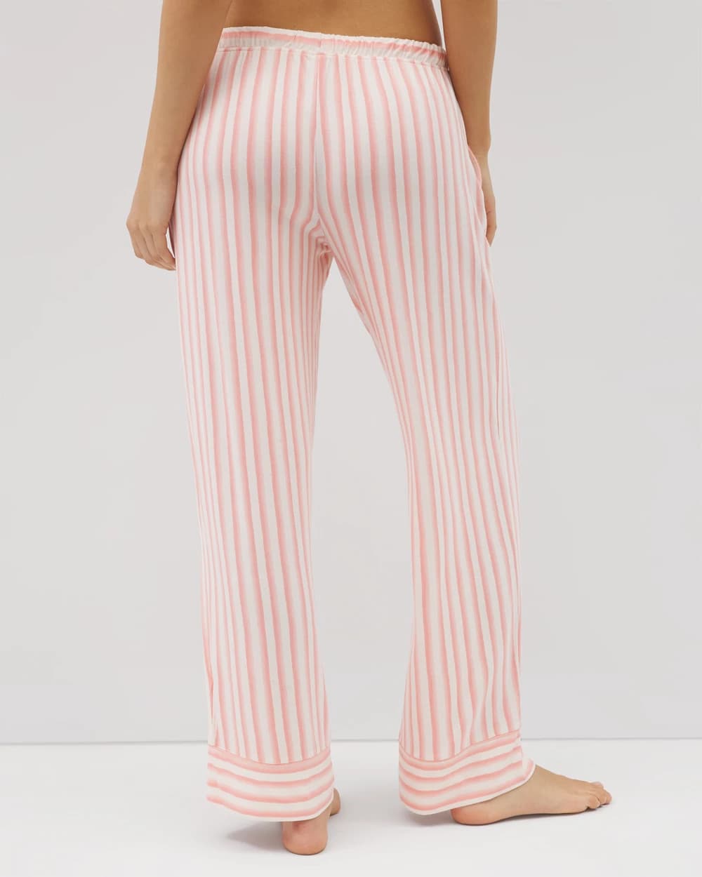 SUNNY STRIPES CHAMPAGNE Printed Pajama Pants