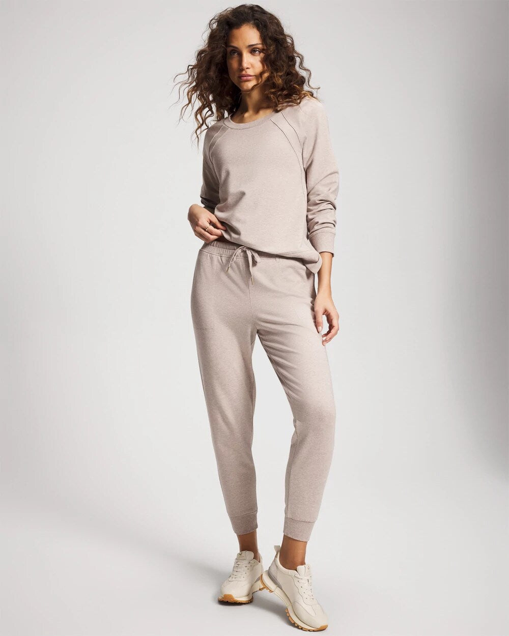 HEATHER MINK Essential Terry Jogger