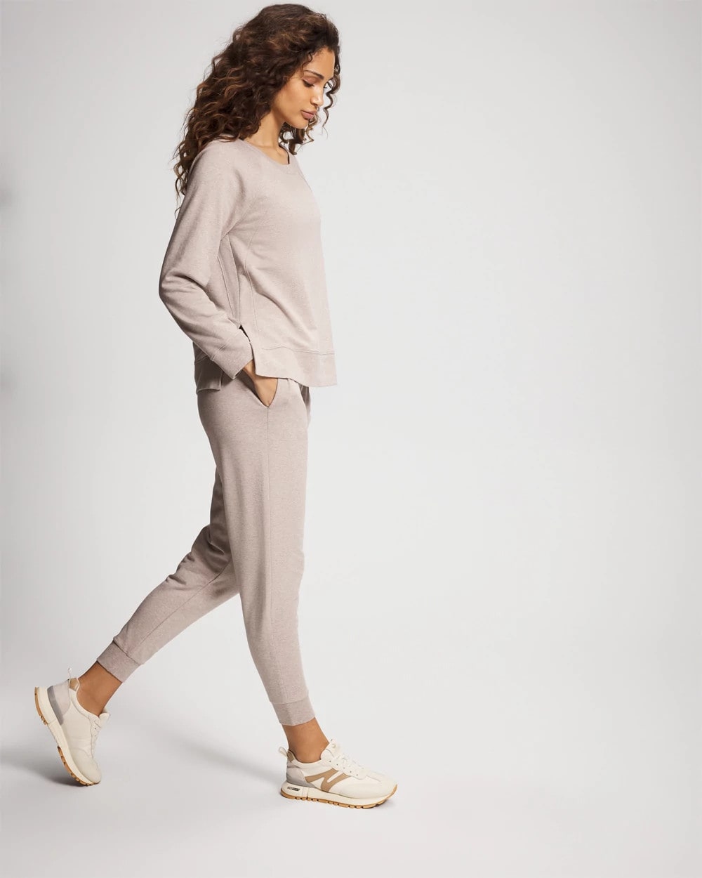 HEATHER MINK Essential Terry Jogger