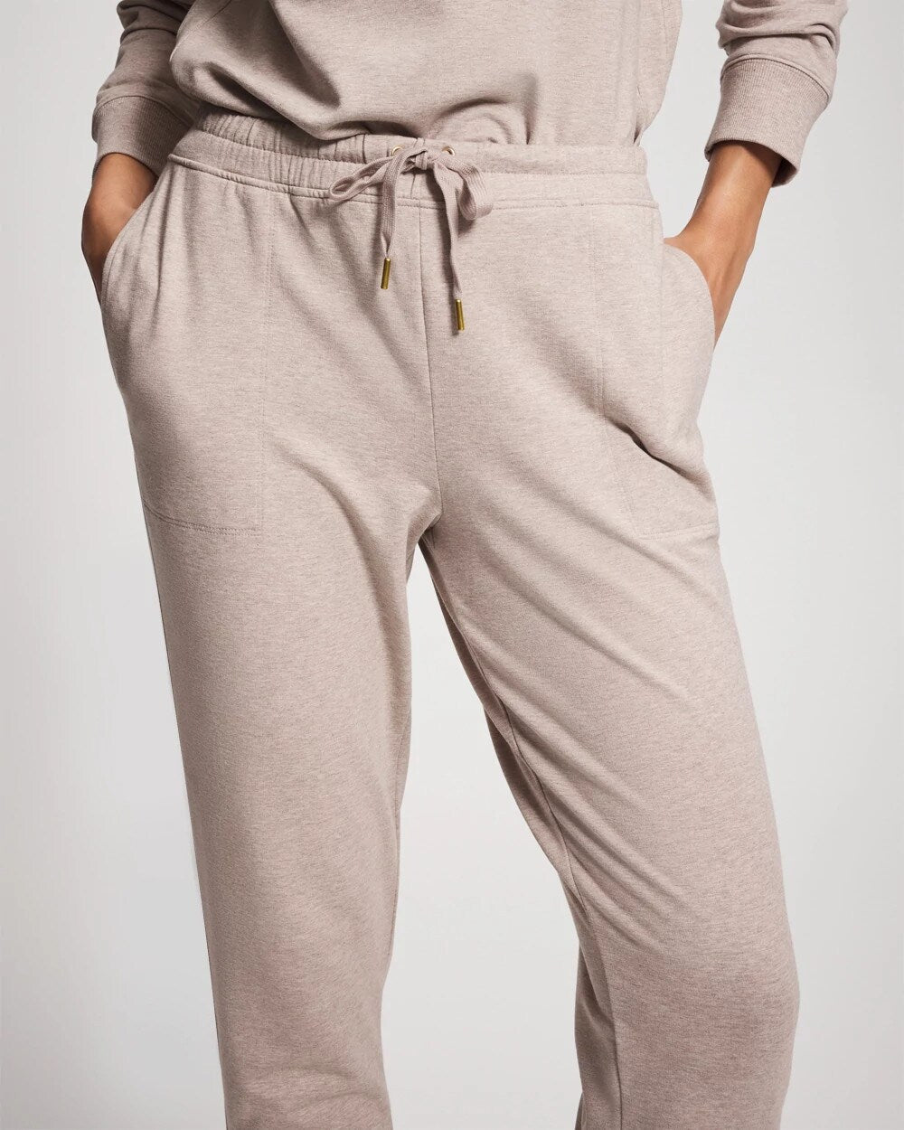 HEATHER MINK Essential Terry Jogger