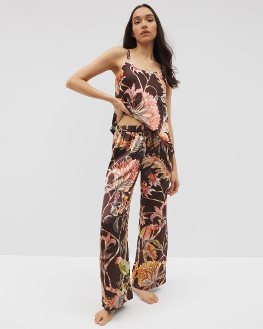 PARROT-DISO PLUME G FR Piped Pajama Pant