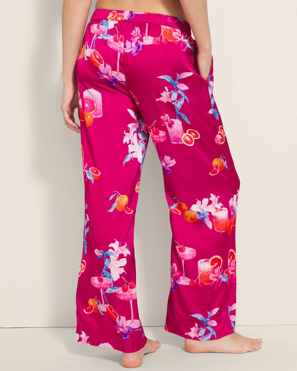 ORANGE YOU GLAD PINK COSM Piped Pajama Pant