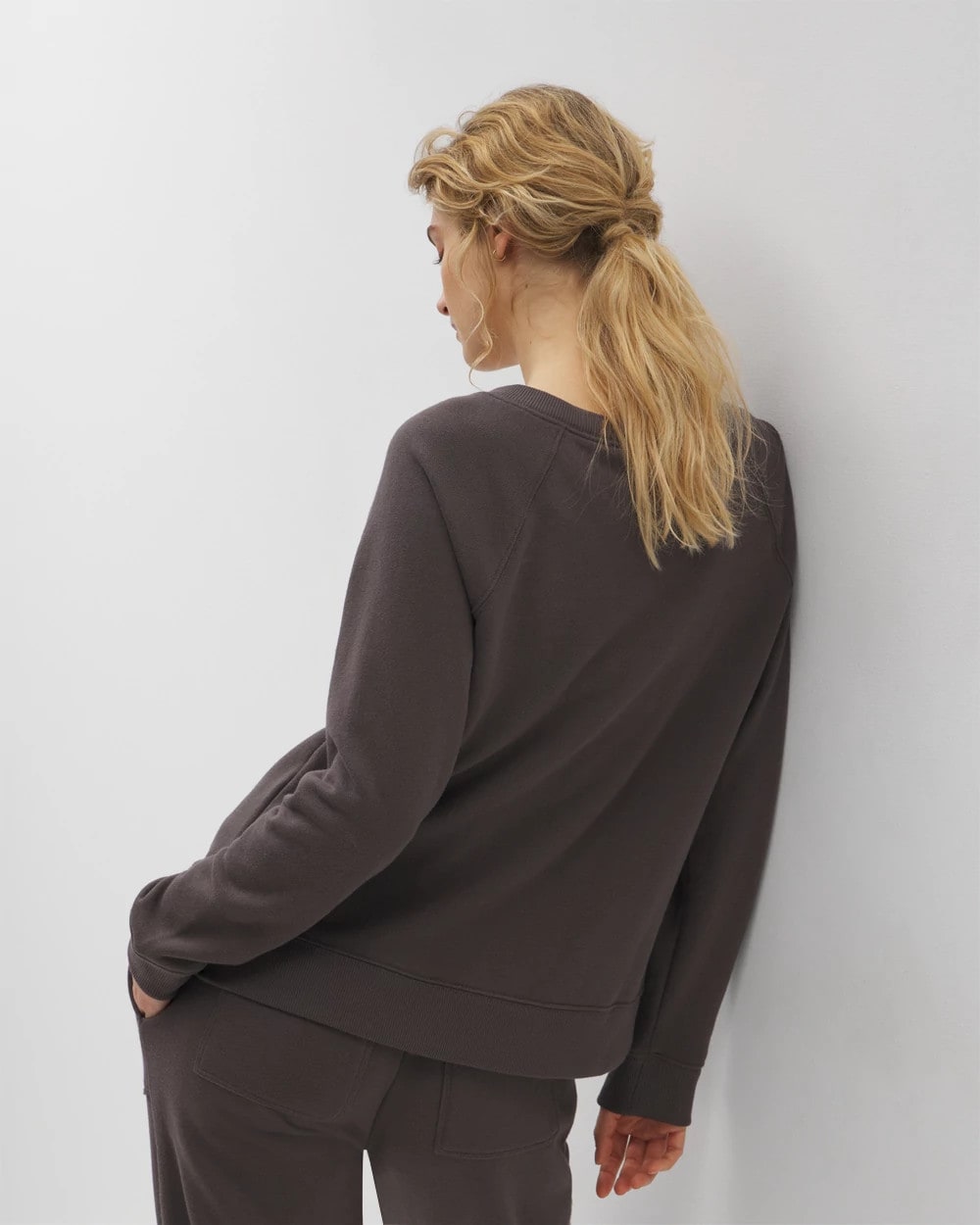 GALAXY GRAY V-Neck Sweatshirt