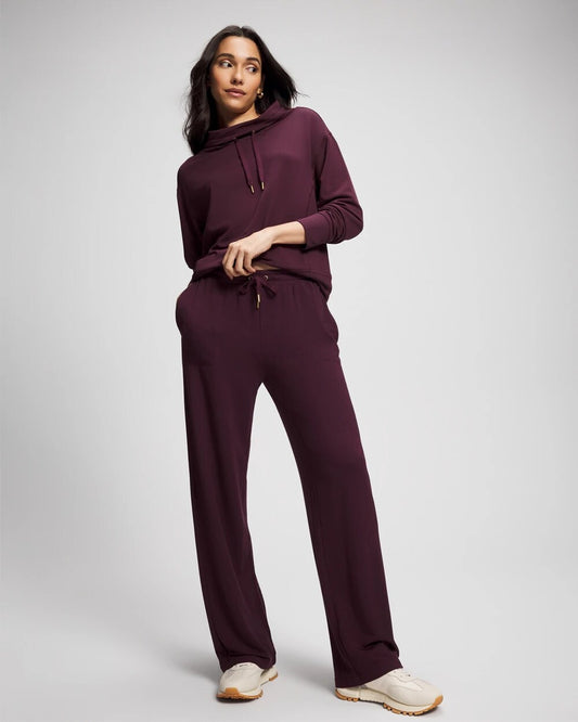 MERLOT Ultrasoft Fleece Straight Leg Pant