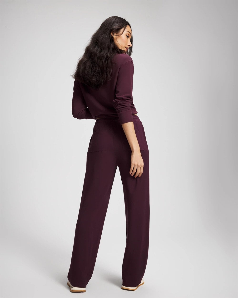 MERLOT Ultrasoft Fleece Straight Leg Pant