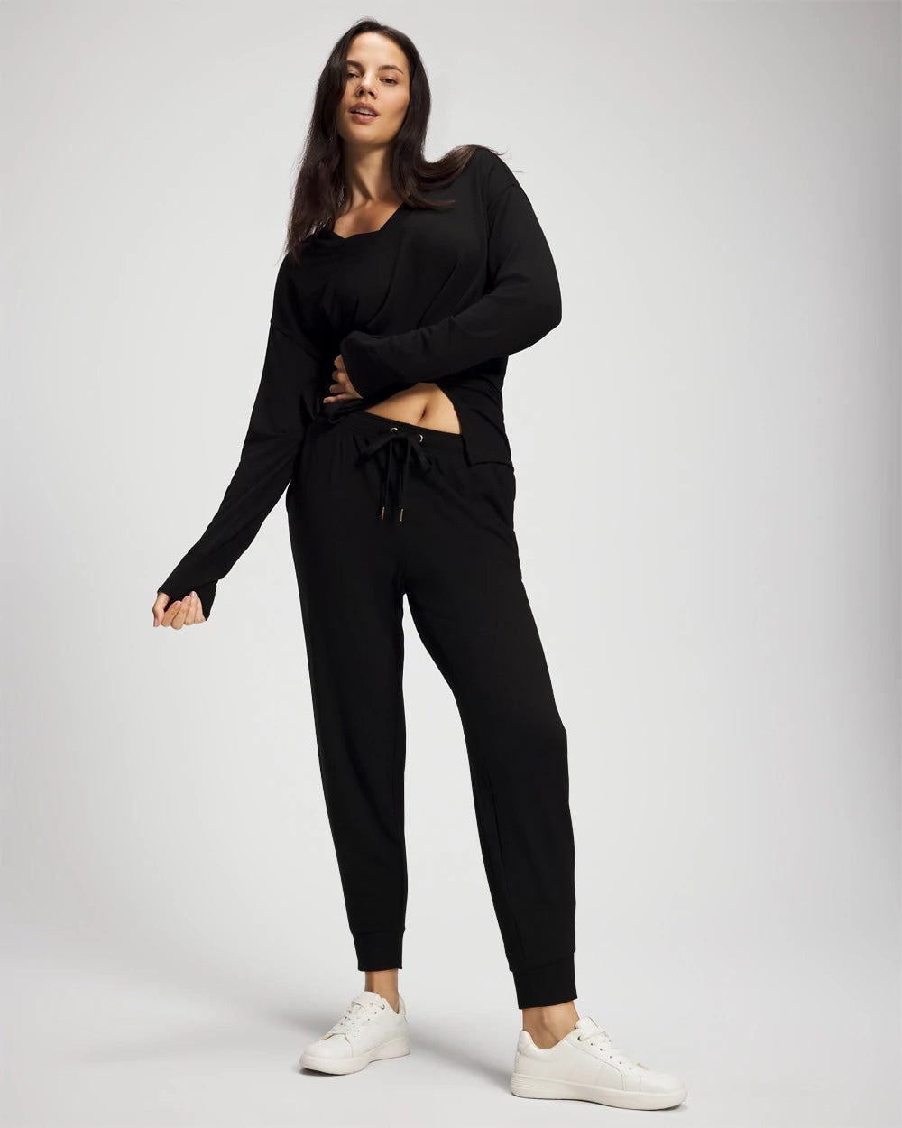 BLACK Ultrasoft Fleece Joggers