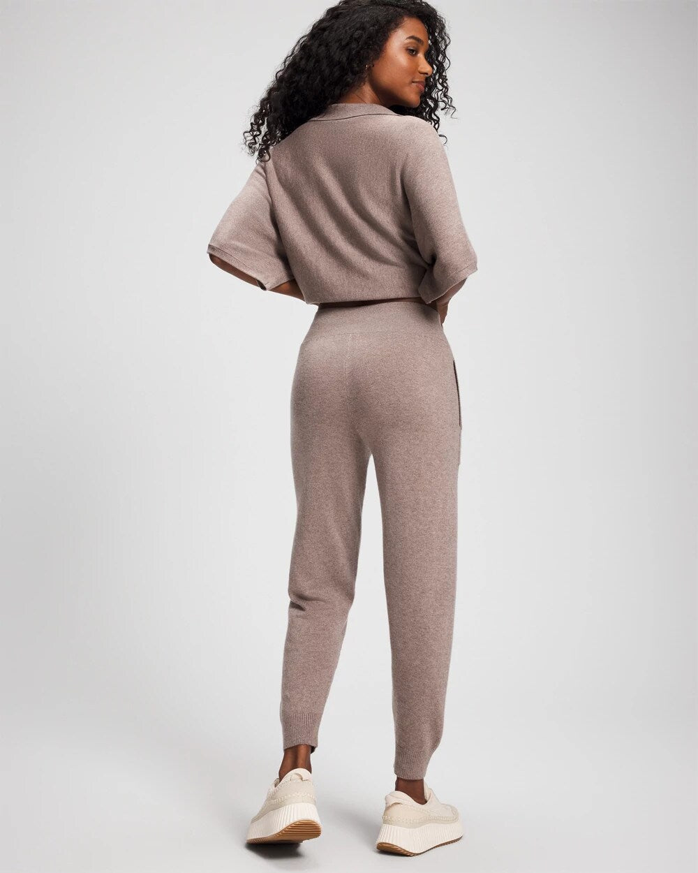 HEATHER FAWN Premier Knit Sweater Jogger