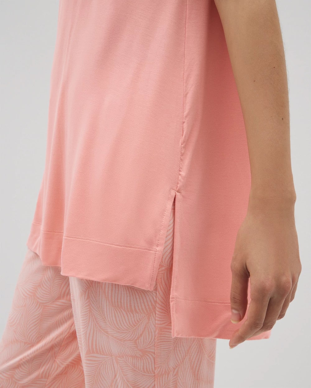 PALOMA GLOW Short Sleeve Pajama Tunic Tee