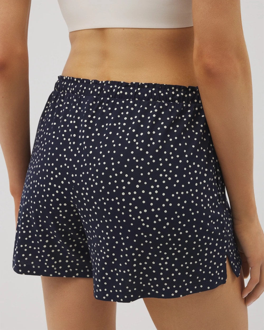 DOT OBSESSED NAVY Pajama Shorts