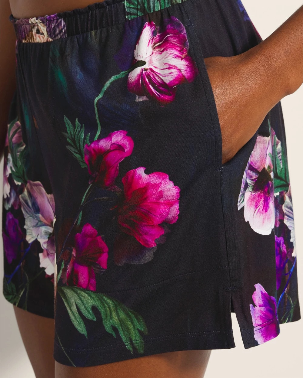 FLEUR EVER DRAMA NAVY Pajama Shorts