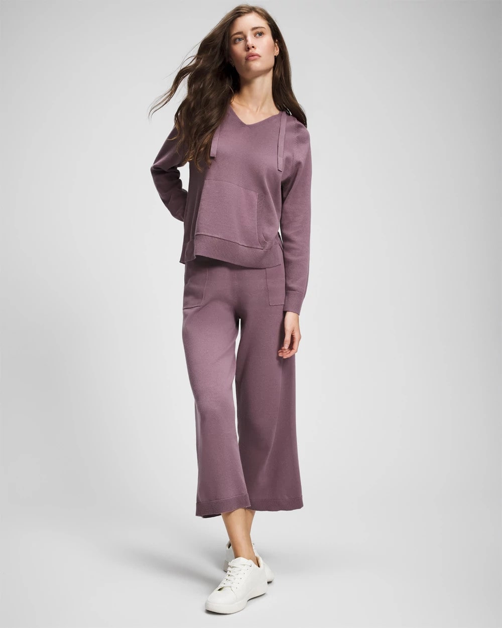 PURPLE FLINT Cotton Sweater Crop Pant