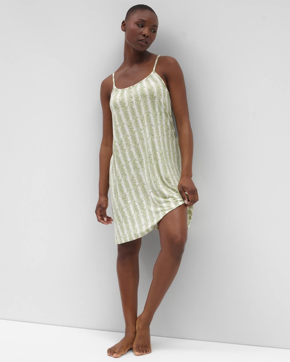 CHILL STRIPE CHAMPAGNE Cool Nights Chemise