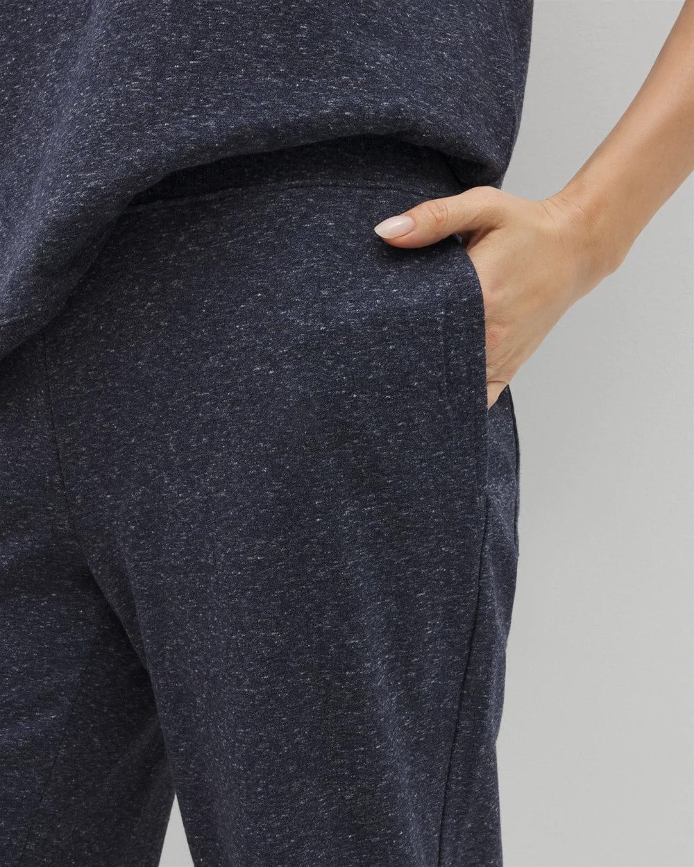 HEATHER ECLIPSE Wide Leg Crop Pant