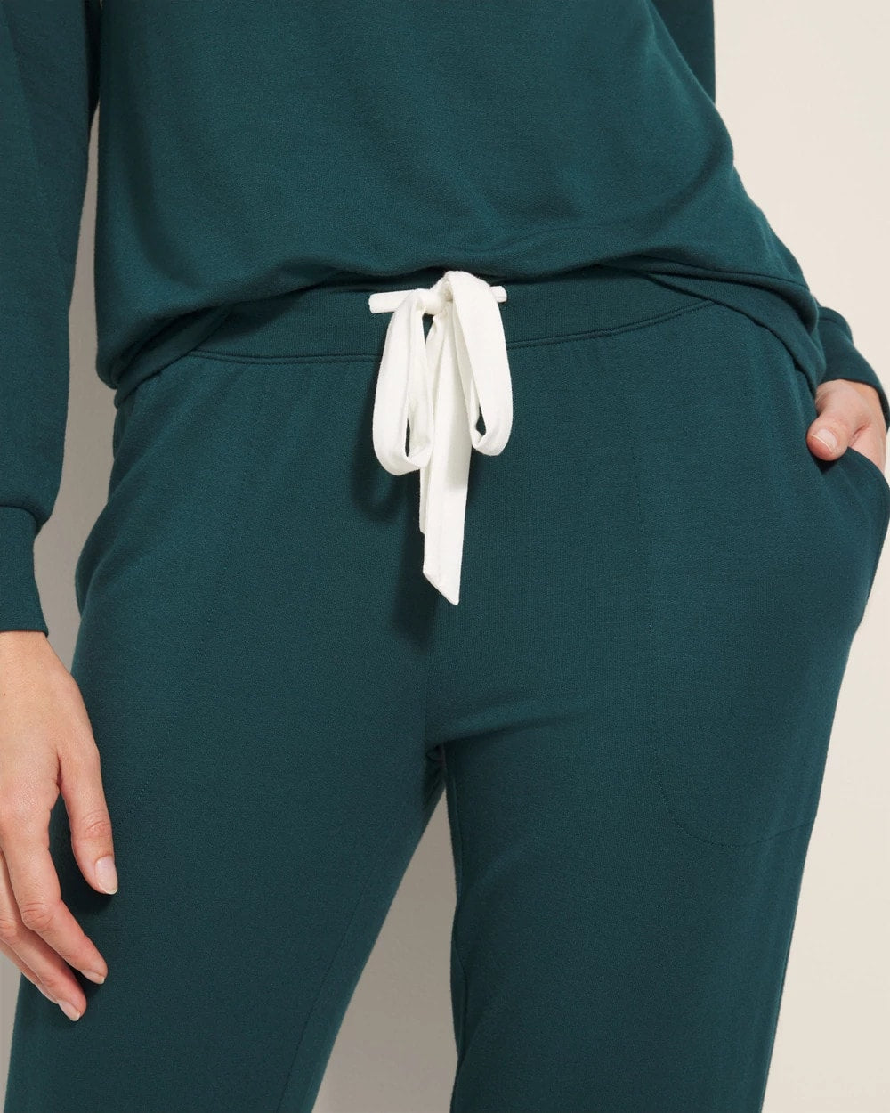 DEEP TEAL Banded Ankle Pajama Pant
