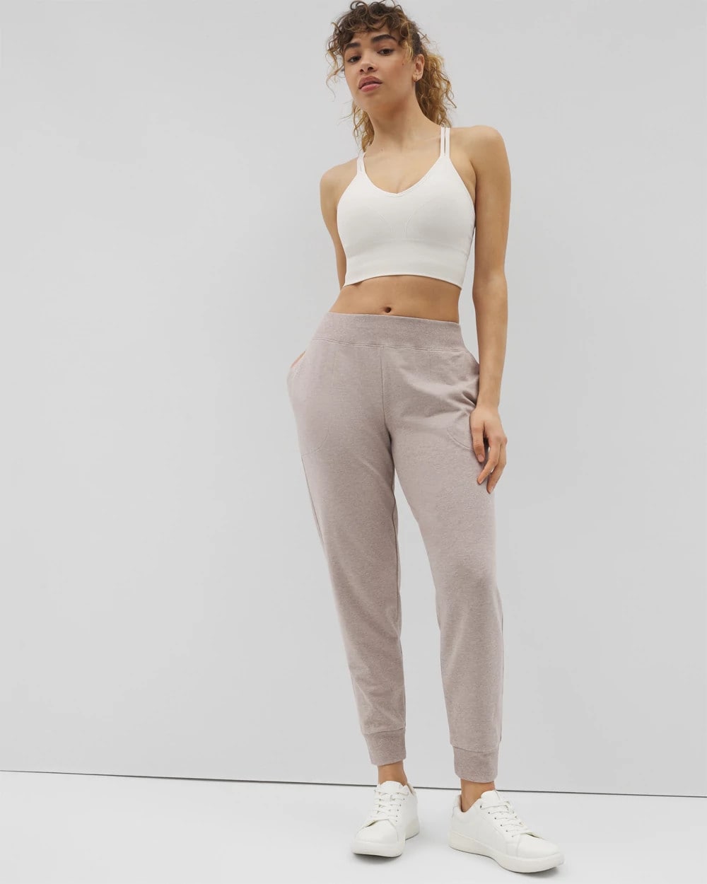 HEATHER MINK Essential Terry Jogger