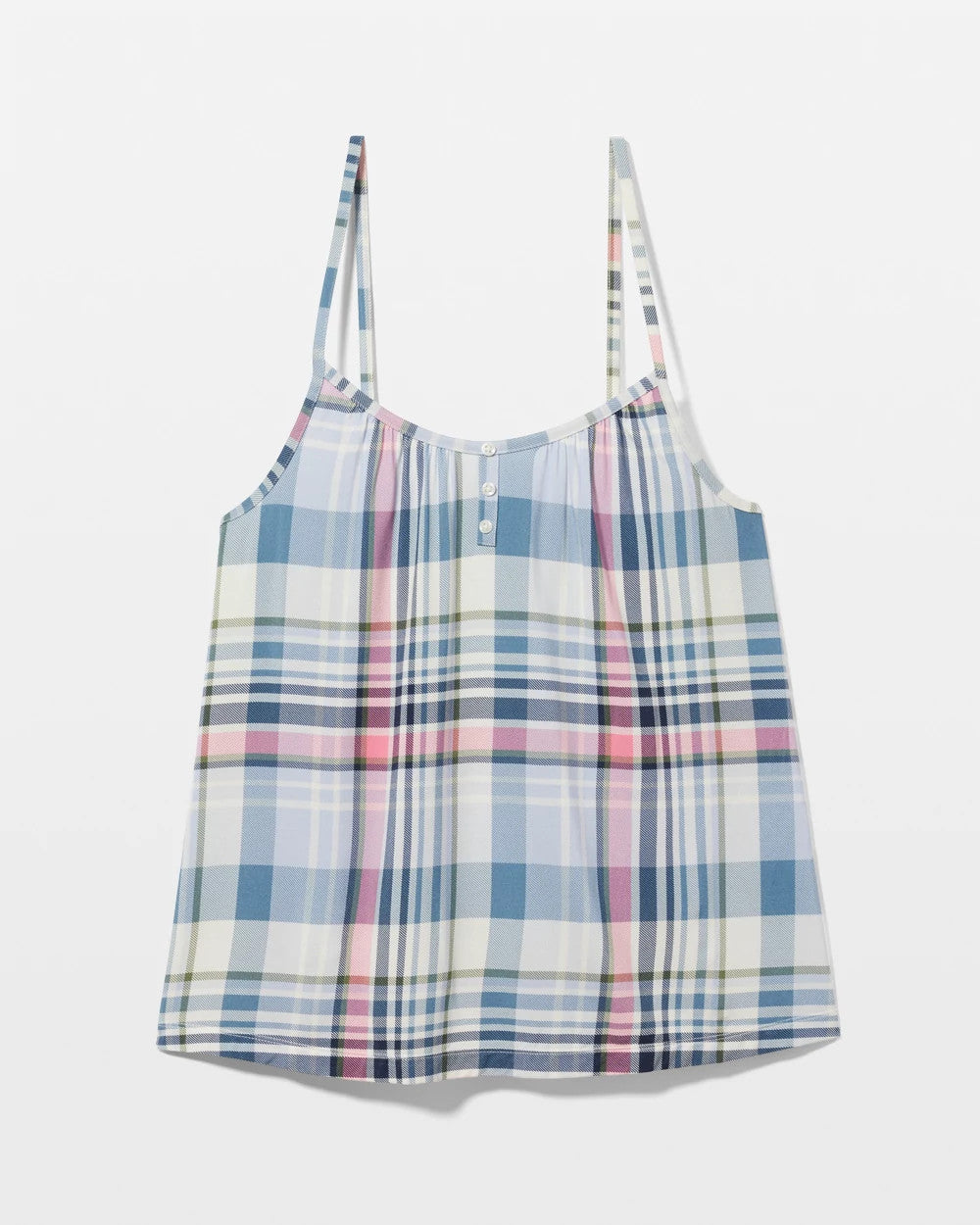 VILLA PLAID OCEAN AIR Cool Nights Pajama Cami