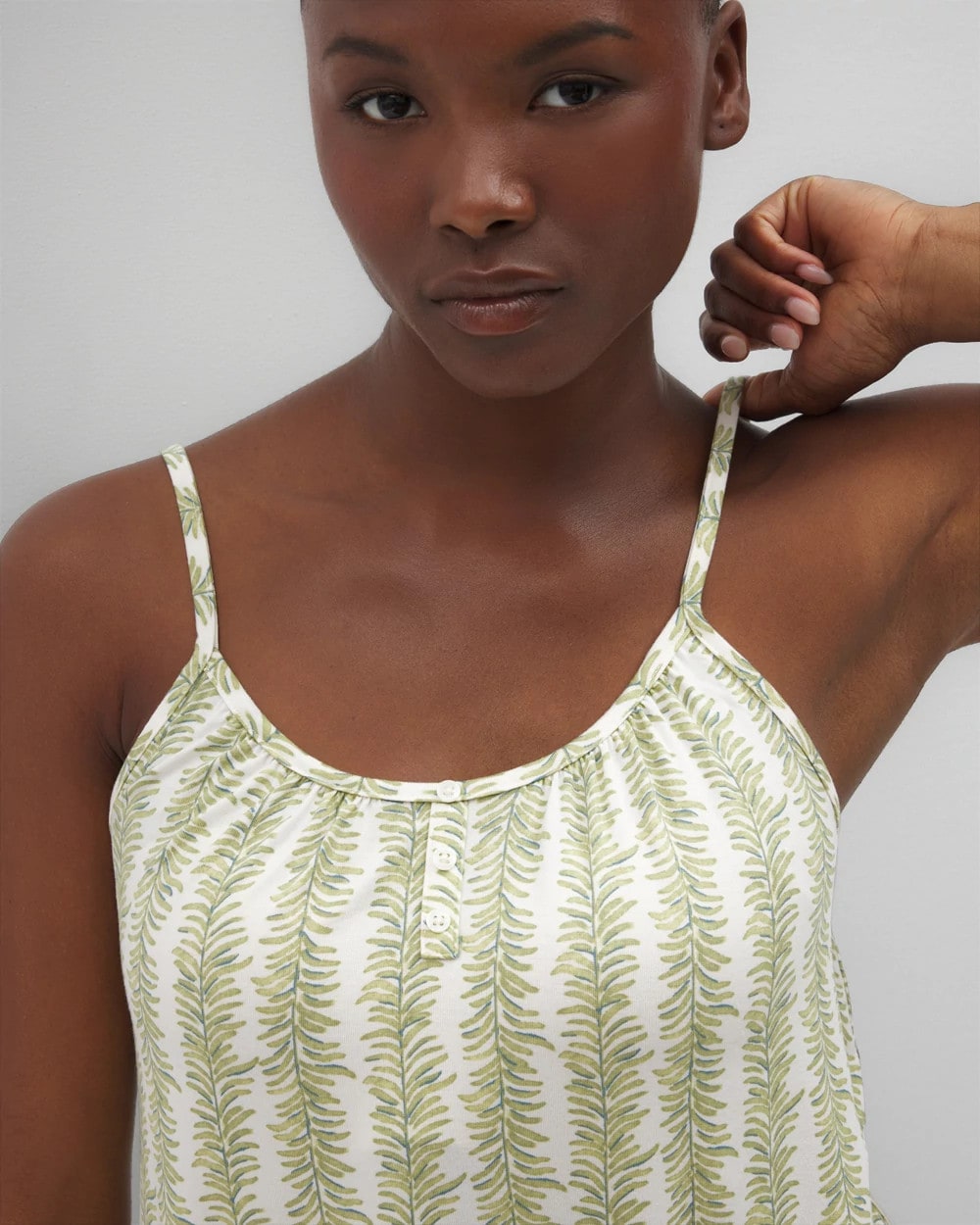 CHILL STRIPE CHAMPAGNE Cool Nights Pajama Cami